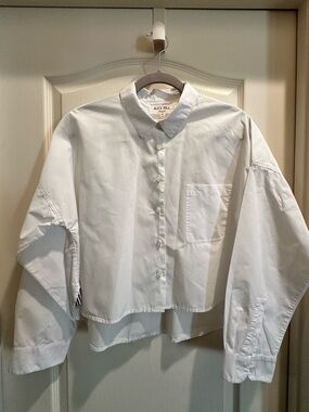 Alex Mill | Cropped Jo Shirt in
Cotton Poplin